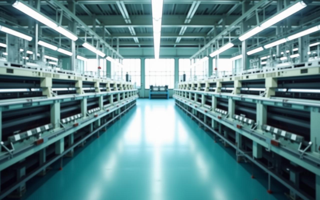 Modern Textile Manufacturing Facility
